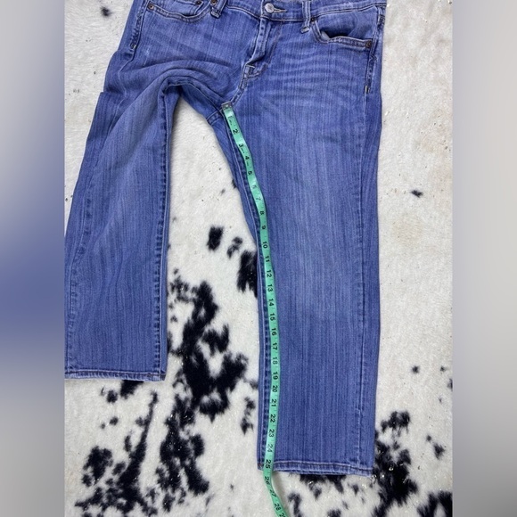 Lucky Brand Medium Wash Sweet N Low Crop Denim Jeans Size 8 - Picture 4 of 9